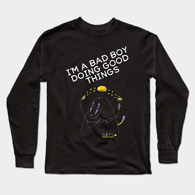 I'M A BAD BOY DOING GOOD THINGS Long Sleeve T-Shirt by rankgenoa